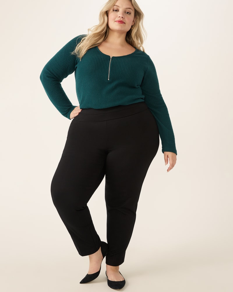 Plus size model with pear body shape wearing  by Cooper and Ella | Dia&Co | dia_product_style_image_id:175355